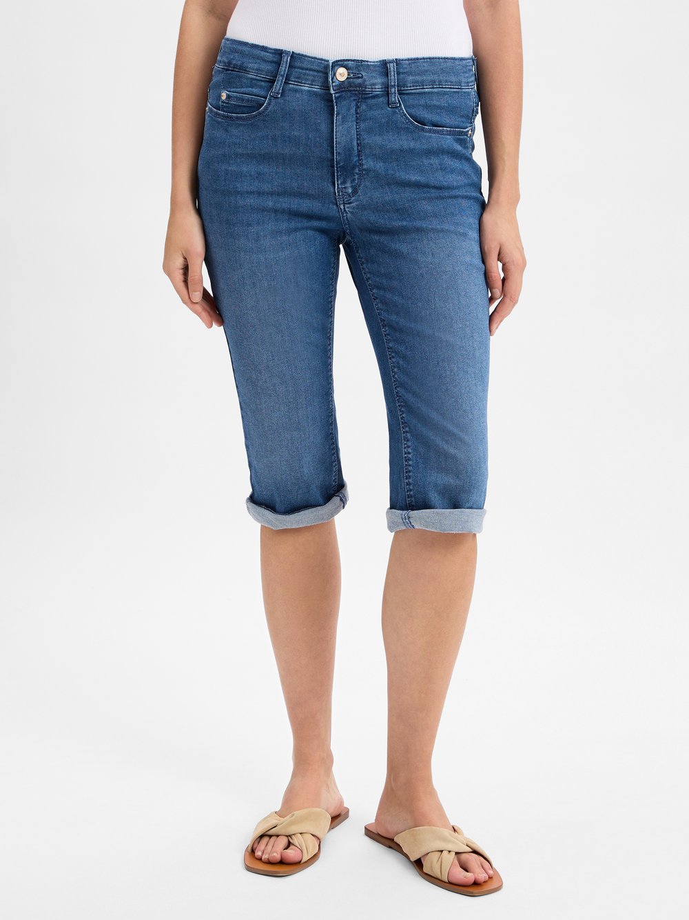 MAC Capri-Jeans Damen Baumwolle