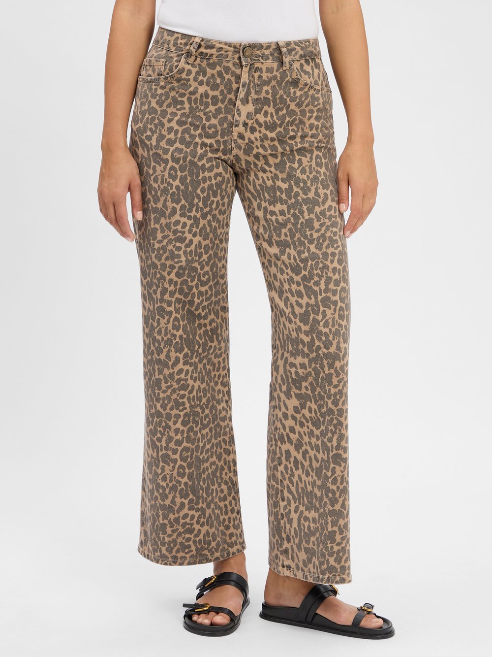 MOS MOSH 5-Pocket-Hose Damen Baumwolle gemustert