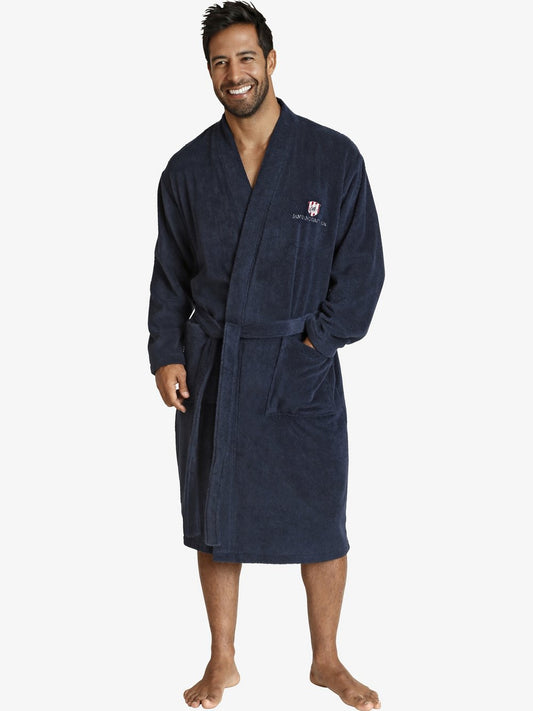 Jan Vanderstorm Bademantel Herren Baumwolle