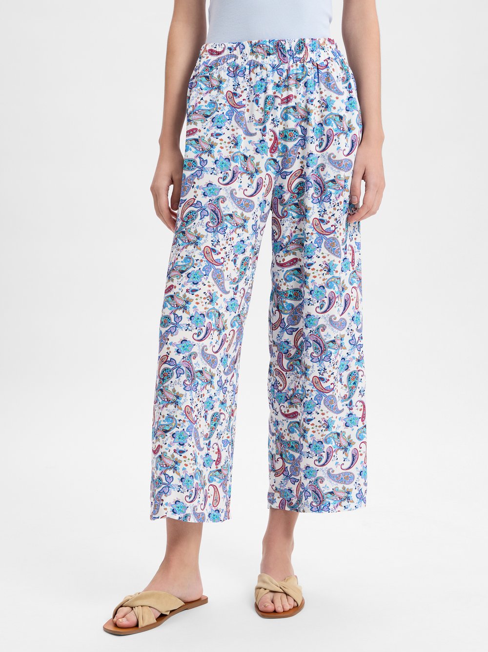 Marie Lund Stoffhose Damen Viskose gemustert