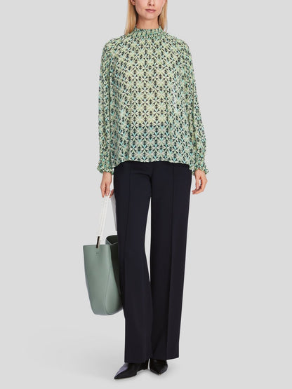 Marc Cain Bluse Damen Viskose gemustert