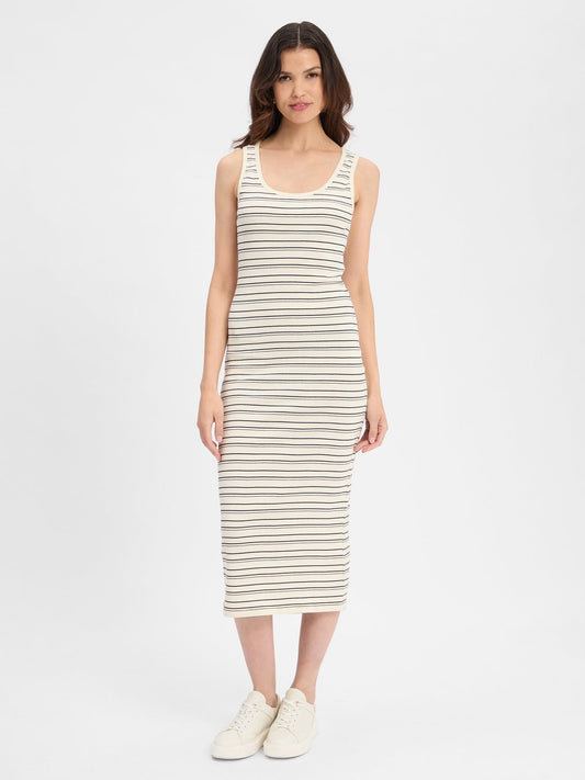 Msch Copenhagen Jerseykleid Damen Baumwolle gestreift