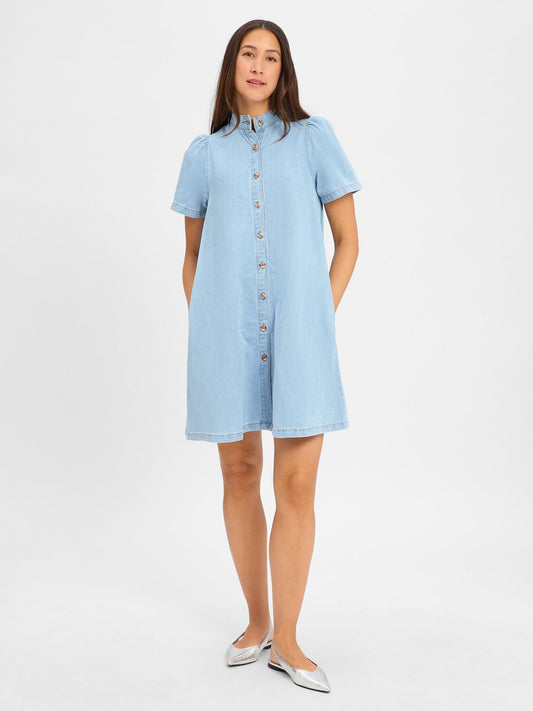 Msch Copenhagen Jeanskleid Damen Baumwolle