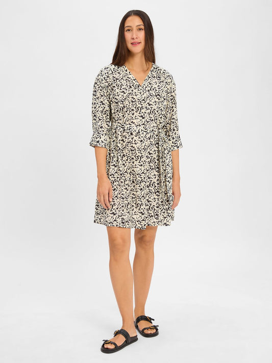 Msch Copenhagen Blusenkleid Damen Viskose gemustert