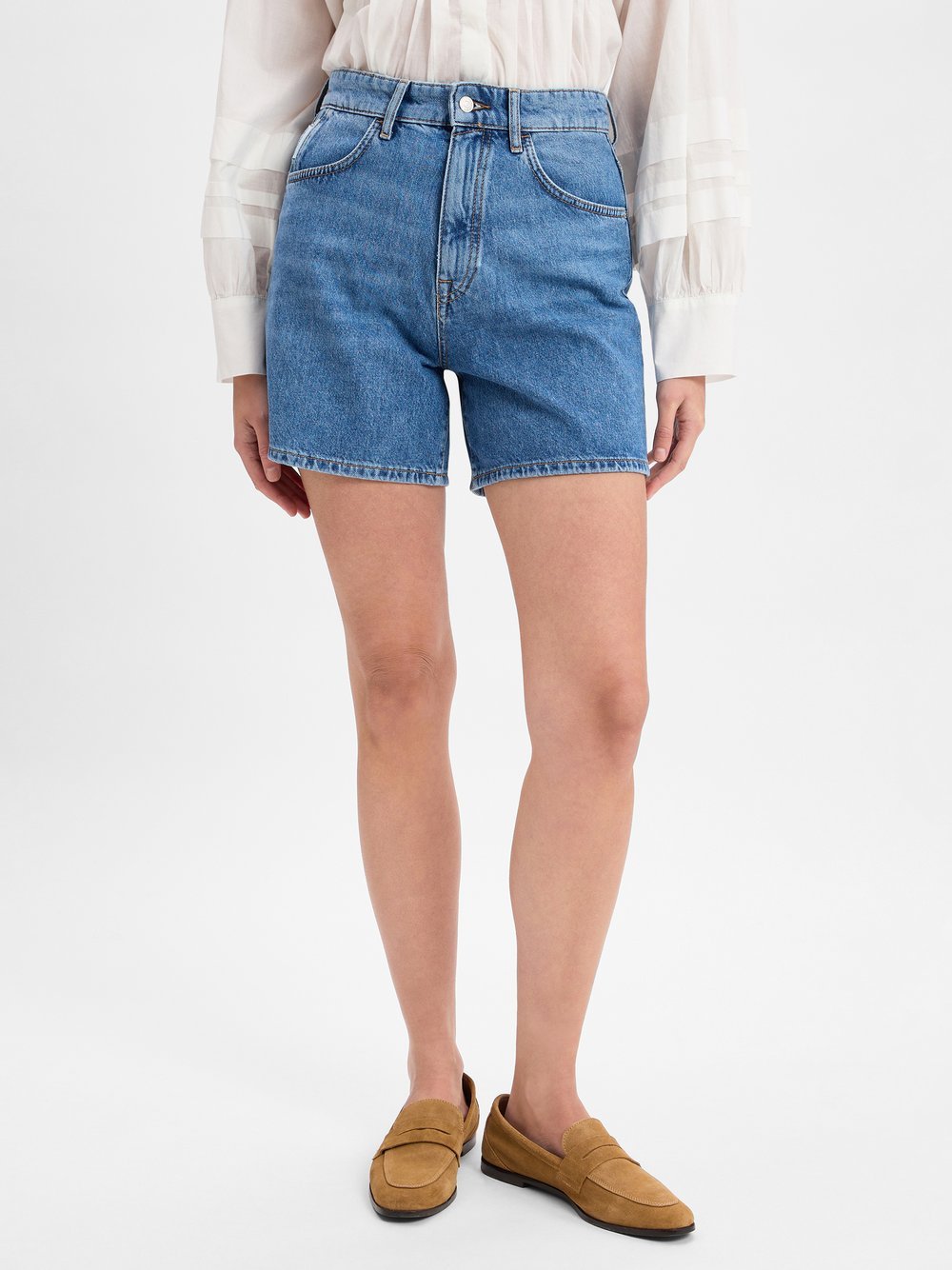 Marc O'Polo Denim Jeans-Shorts Damen Baumwolle
