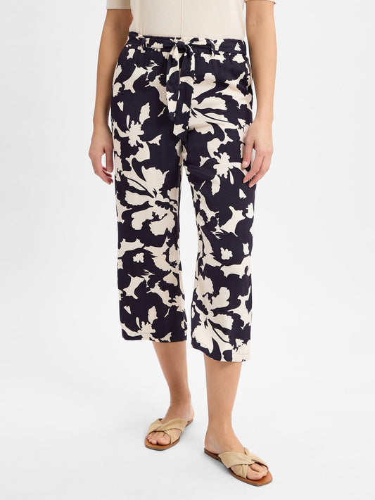 comma Culotte Damen Viskose gemustert