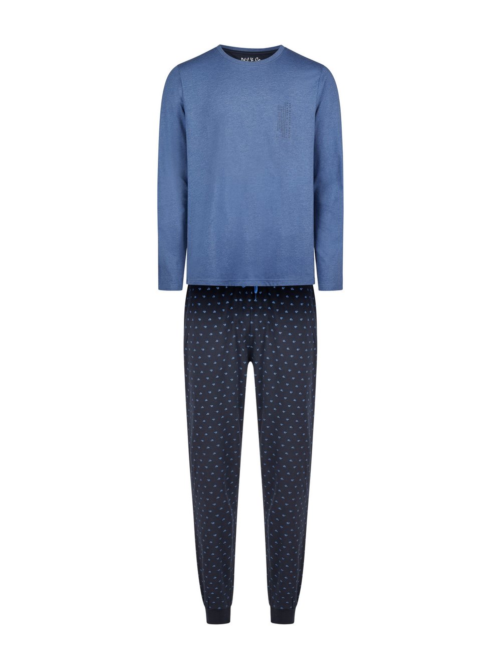 Phil & Co. Berlin Pyjama Herren Jersey bedruckt