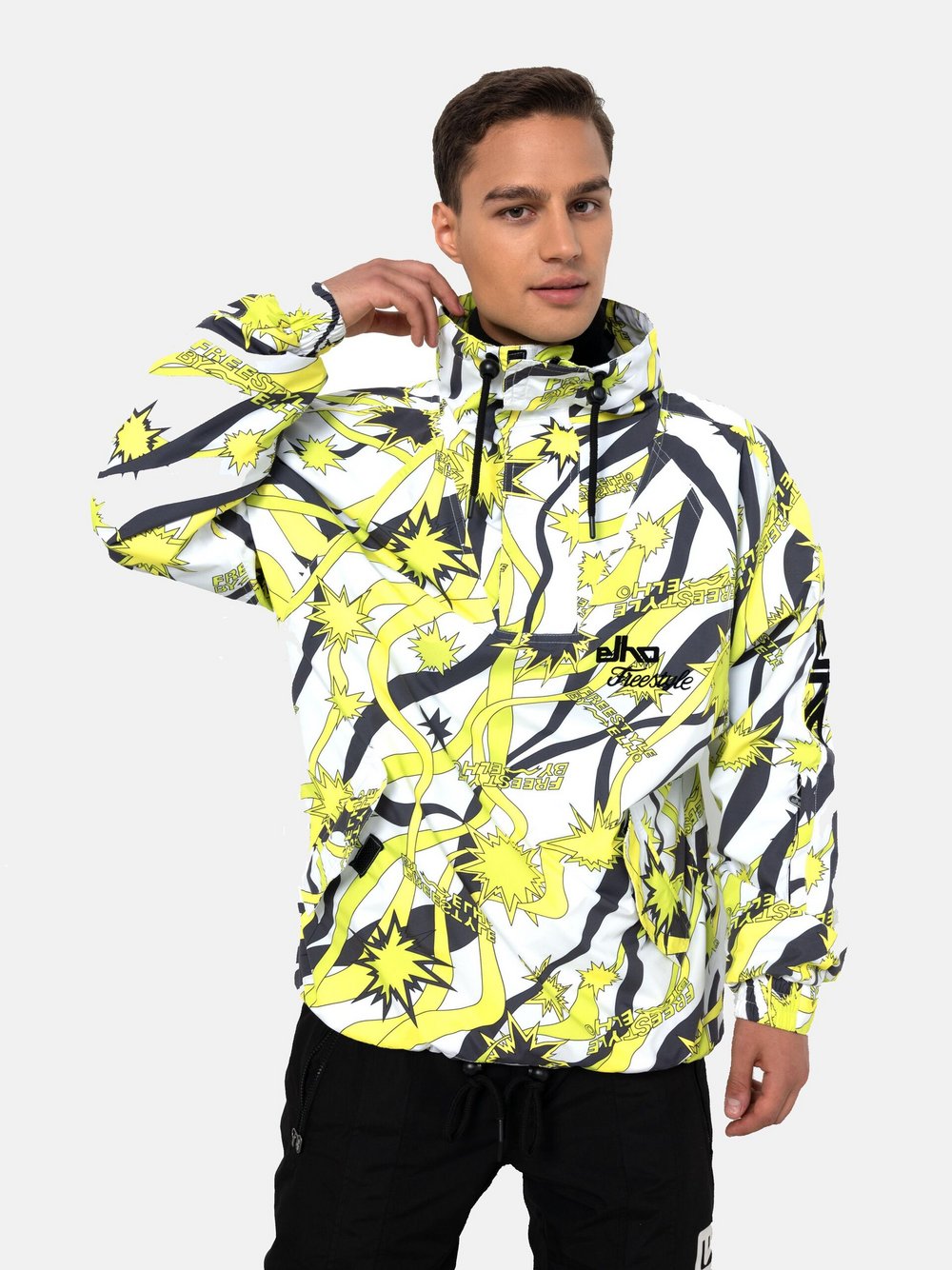 Elho Ski Jacke Herren bedruckt