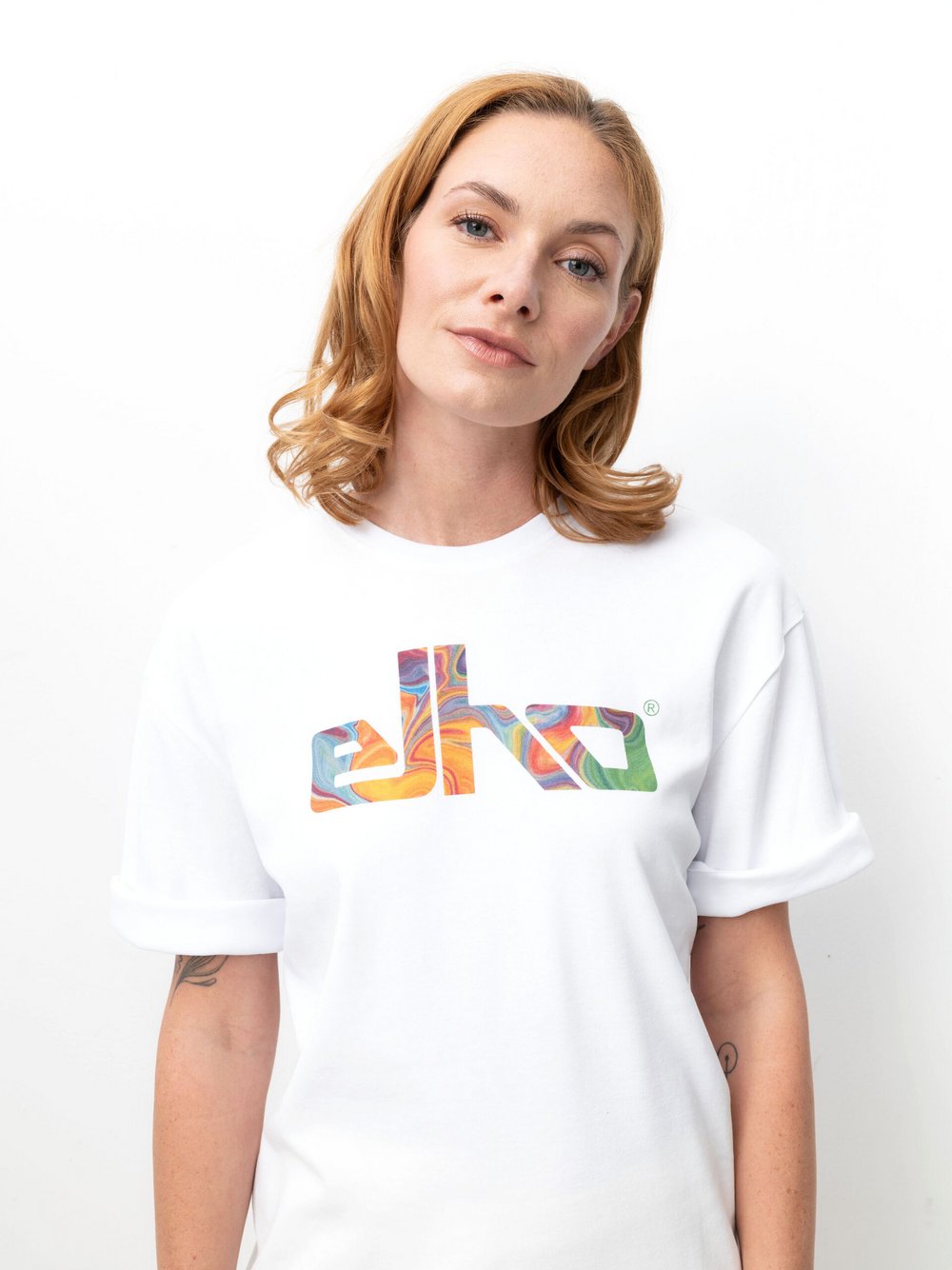 Elho T-Shirt Damen Baumwolle bedruckt