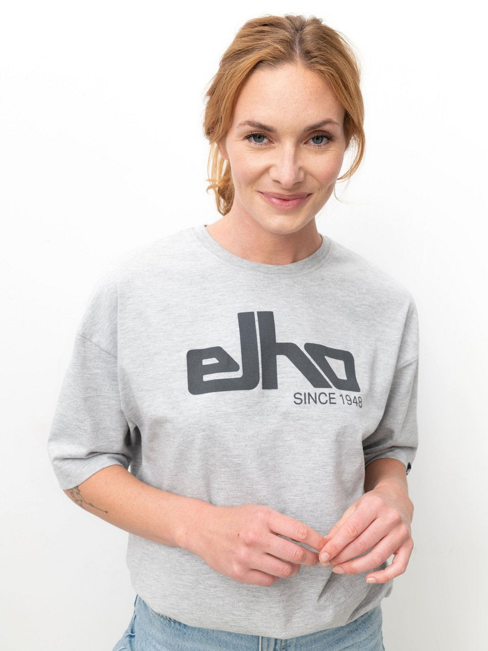 Elho T-Shirt Damen Baumwolle bedruckt
