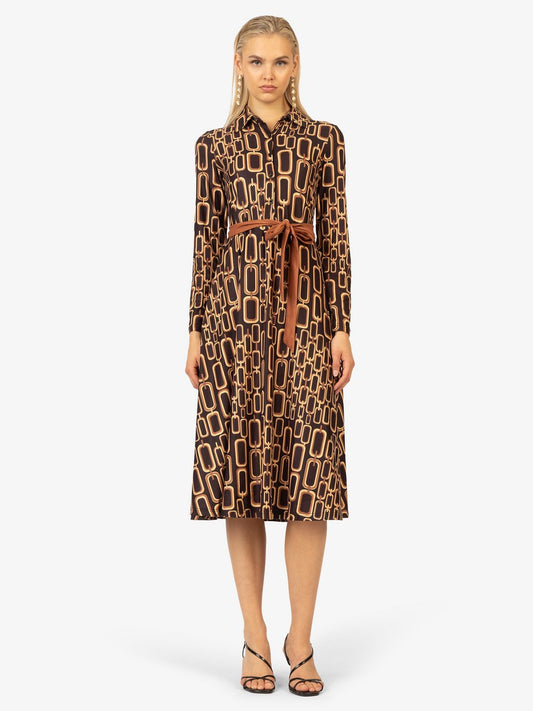 Kraimod Midikleid Damen gemustert