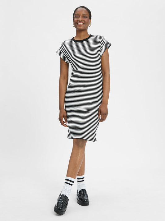 Tommy Hilfiger Jerseykleid Damen Viskose gestreift