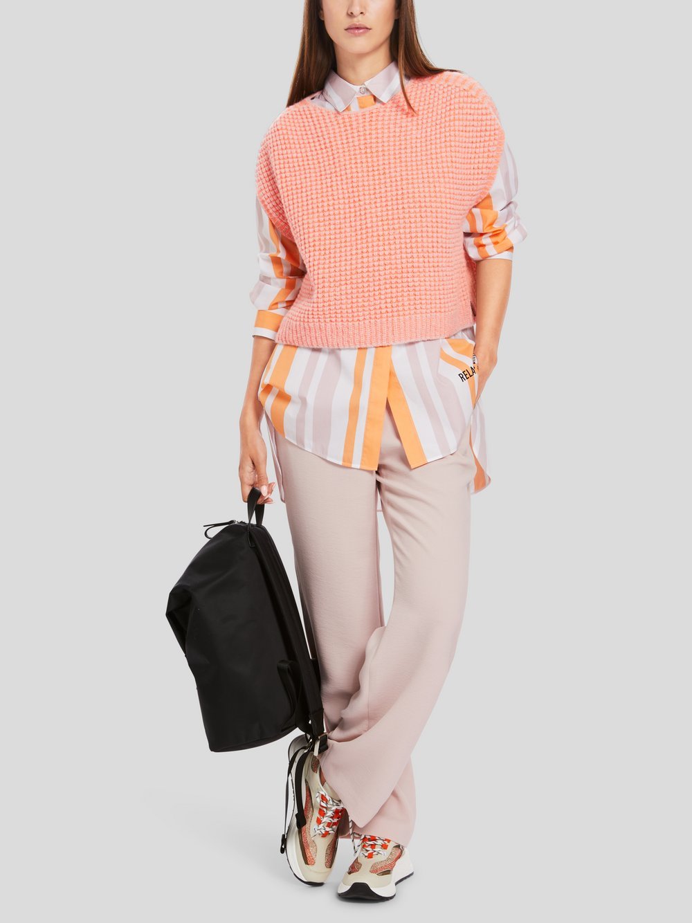 Marc Cain Pullunder Damen Wolle strukturiert