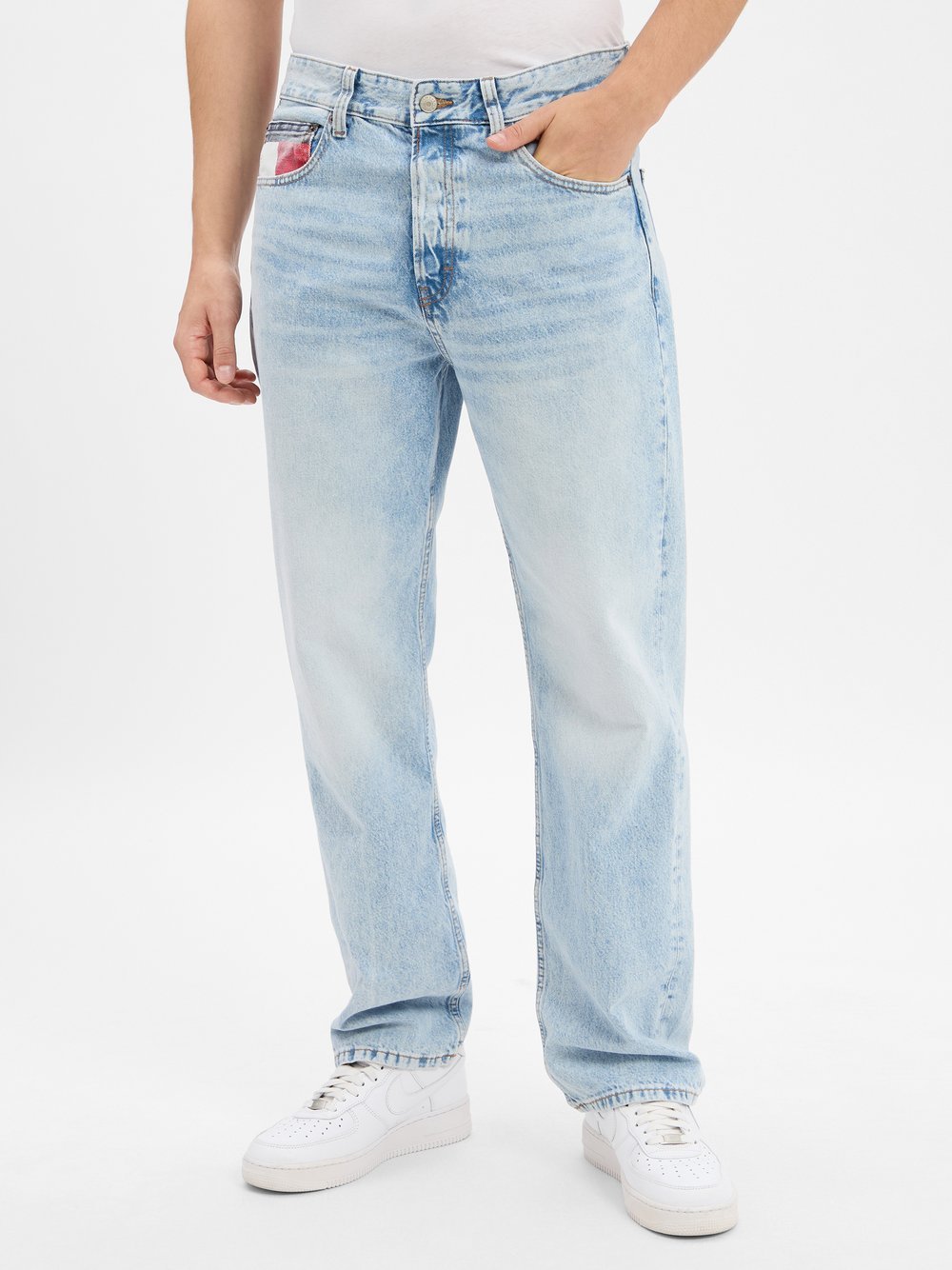 Tommy Jeans Straight Fit Jeans Herren Baumwolle