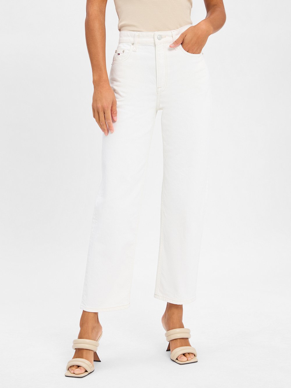 Tommy Jeans Straight Fit Jeans Damen Baumwolle