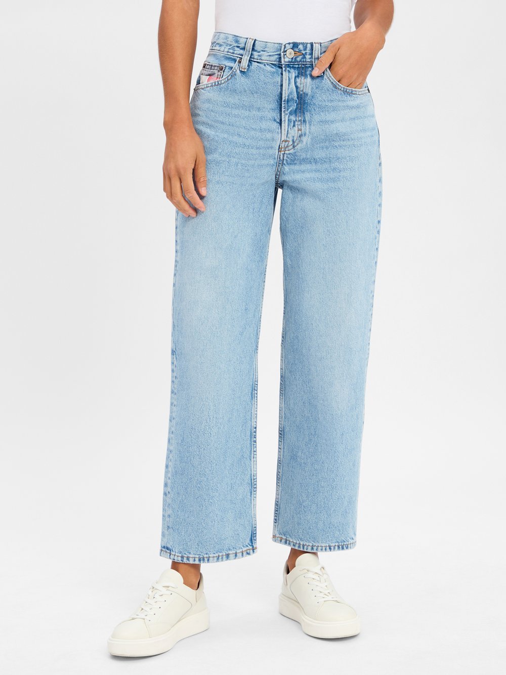 Tommy Jeans Straight Jeans Damen Baumwolle