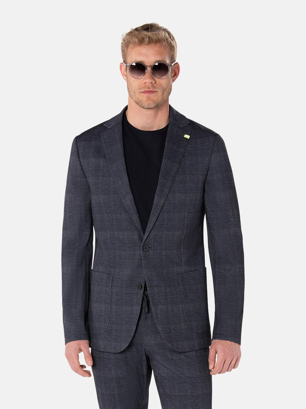 Benvenuto Anzug Herren Slim Fit kariert