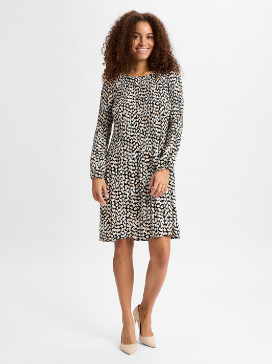 Cartoon Freizeitkleid Damen gemustert