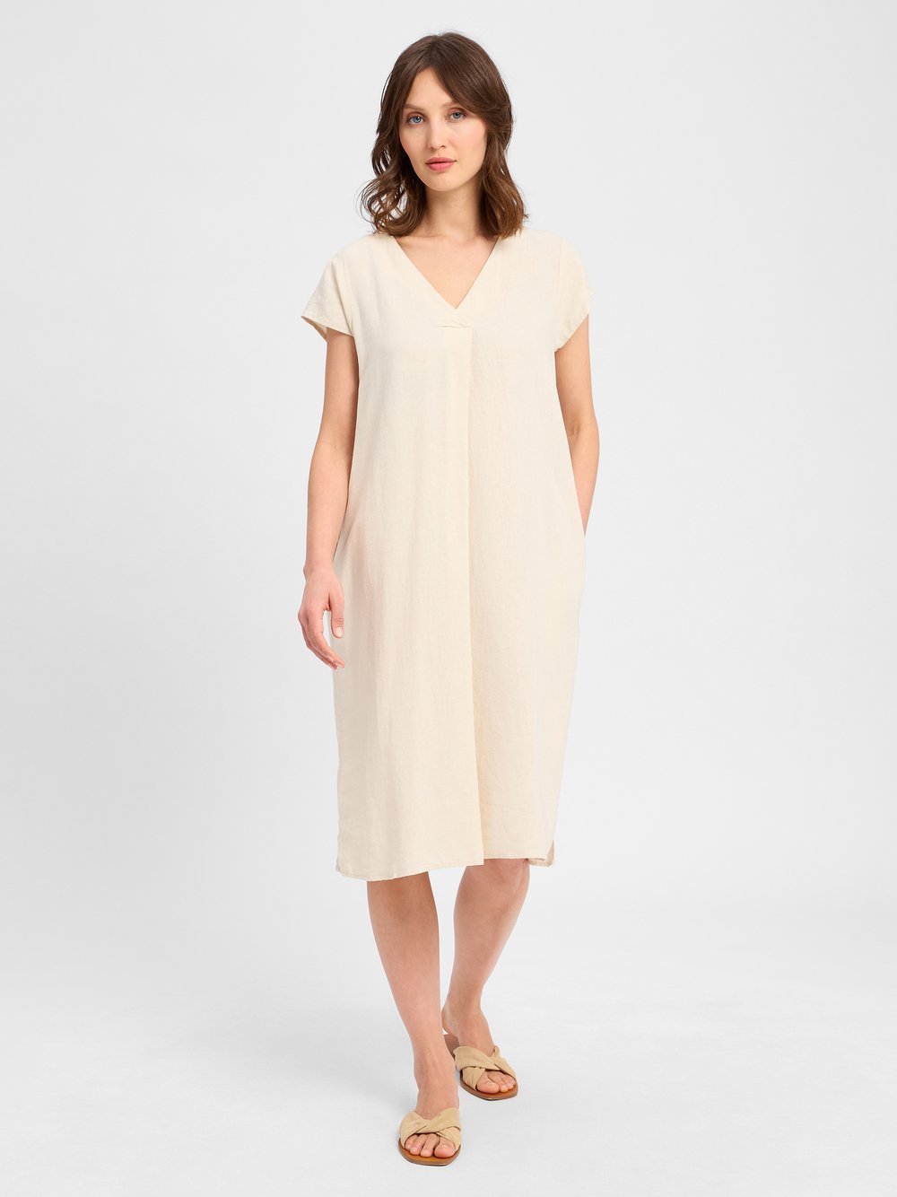 soyaconcept® Kleid mit Leinen-Anteil Damen