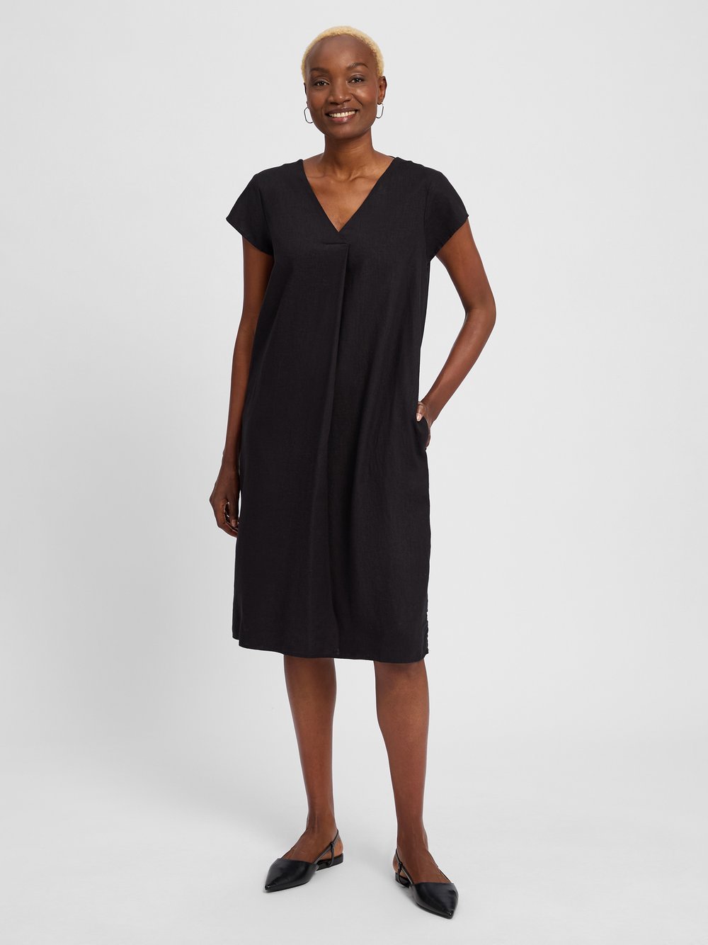 soyaconcept® Kleid mit Leinen-Anteil Damen