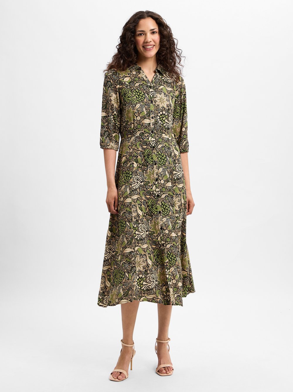 soyaconcept® Blusenkleid Damen Viskose gemustert