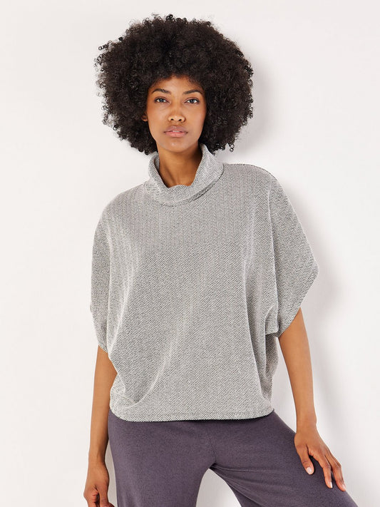 Apricot Pullover Damen Baumwolle gestreift