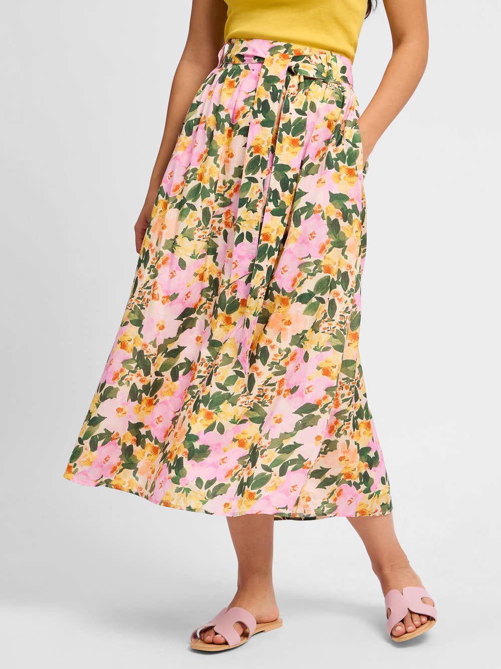 More & More Rock Damen Baumwolle gemustert