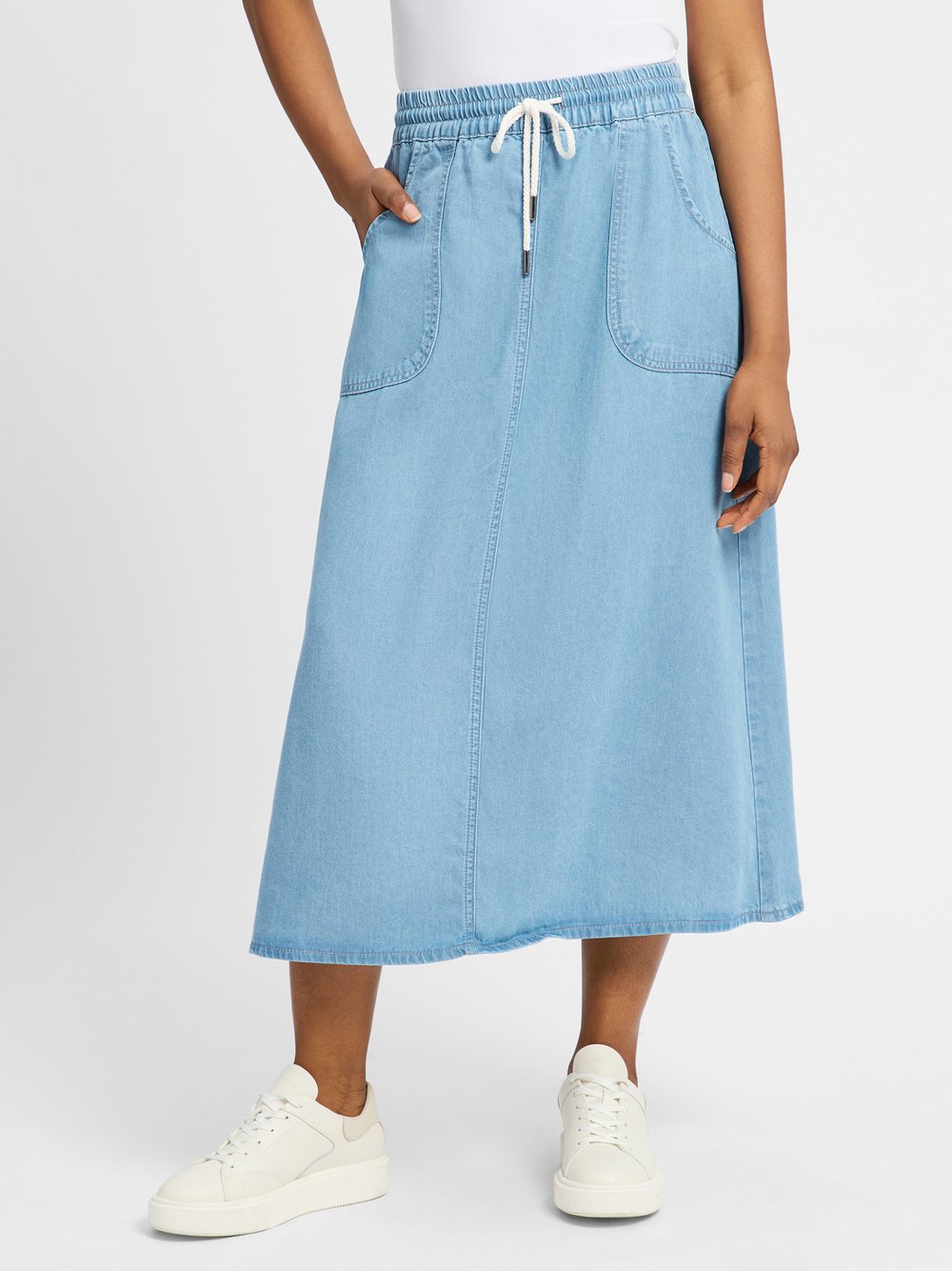 More & More Jeansrock Damen Lyocell