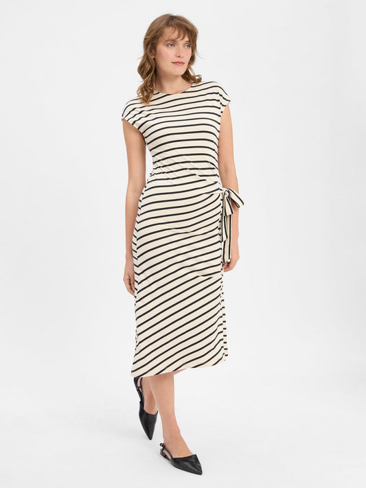 Vila Jerseyklied Damen Baumwolle gestreift