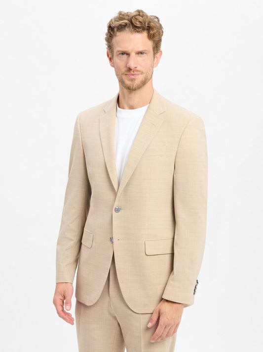 BOSS Baukasten-Sakko Herren Regular Fit meliert