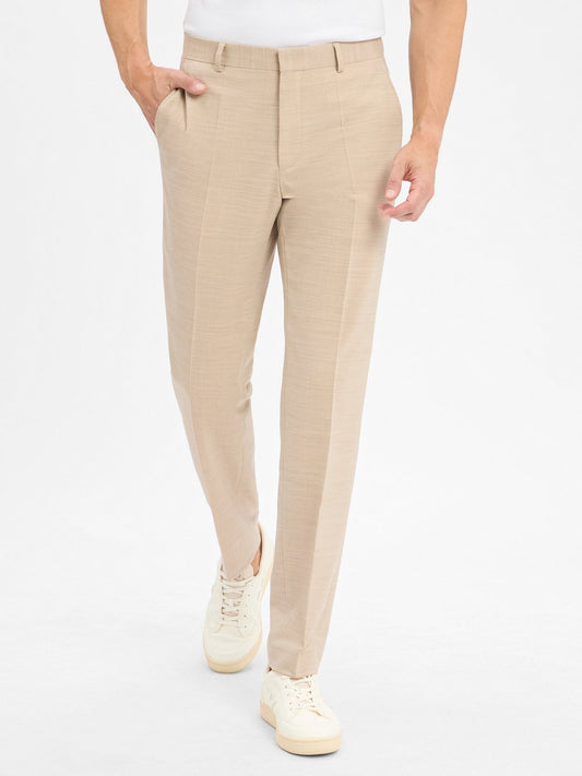 BOSS Baukasten-Hose Herren Regular Fit meliert