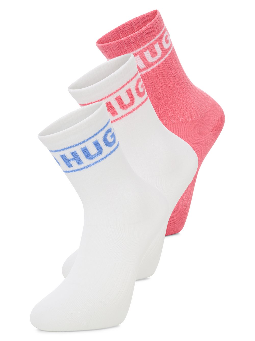 HUGO Socken 3-er Pack Damen Baumwolle gemustert