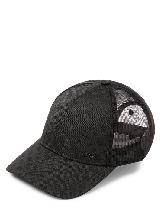 BOSS Baseballcap Herren Mesh gemustert