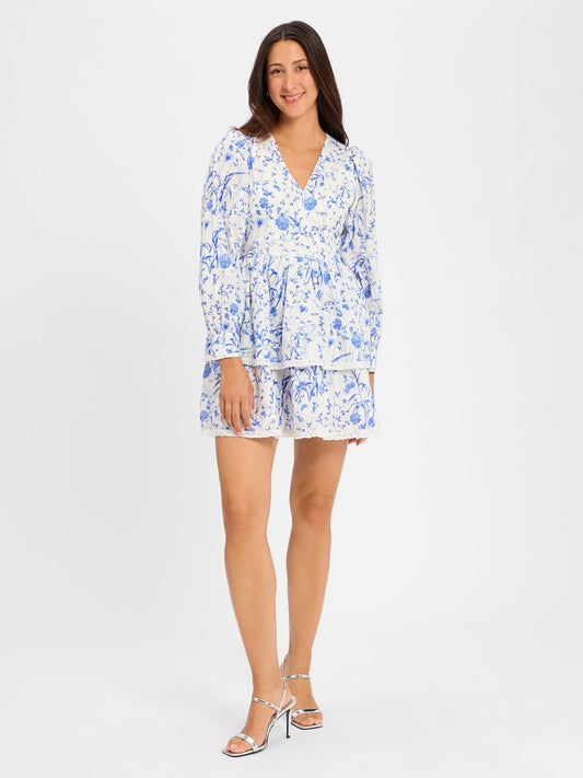 Y.A.S Freizeitkleid Damen Baumwolle gemustert