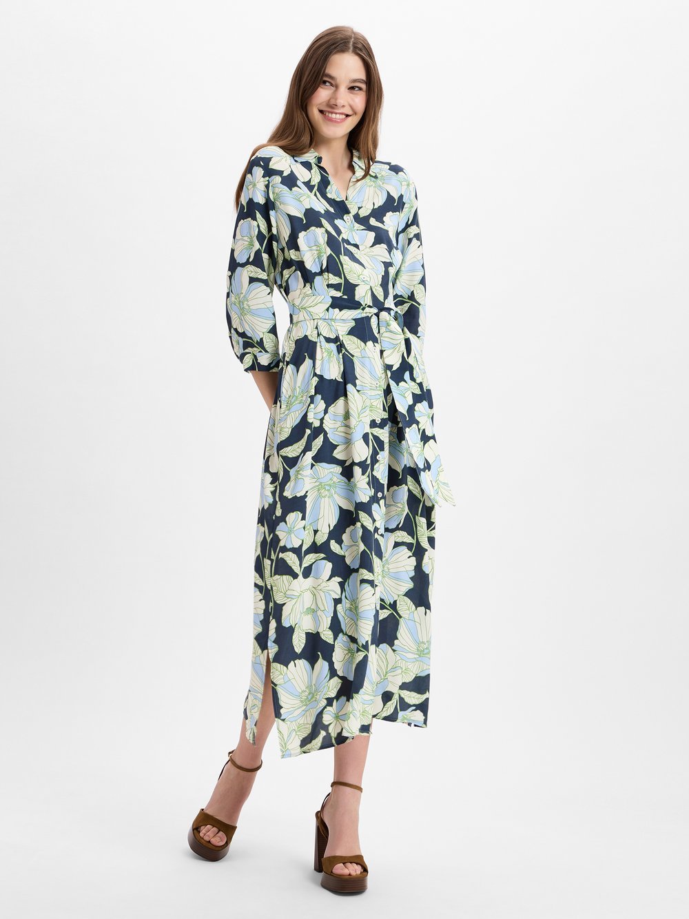 More & More Freizeitkleid Damen Viskose gemustert