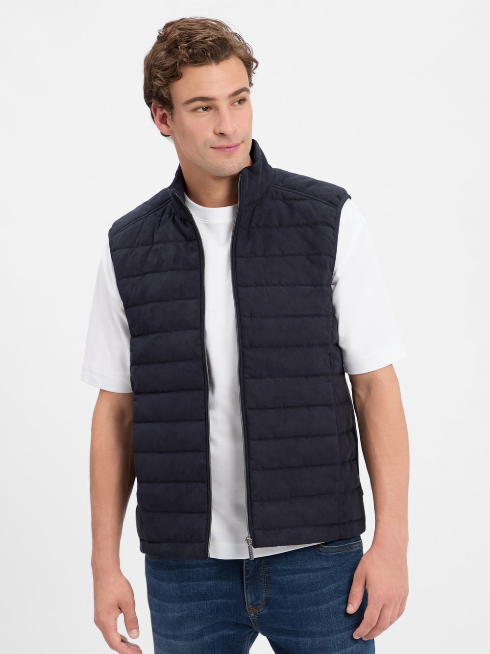 Bugatti Steppweste Herren Baumwolle