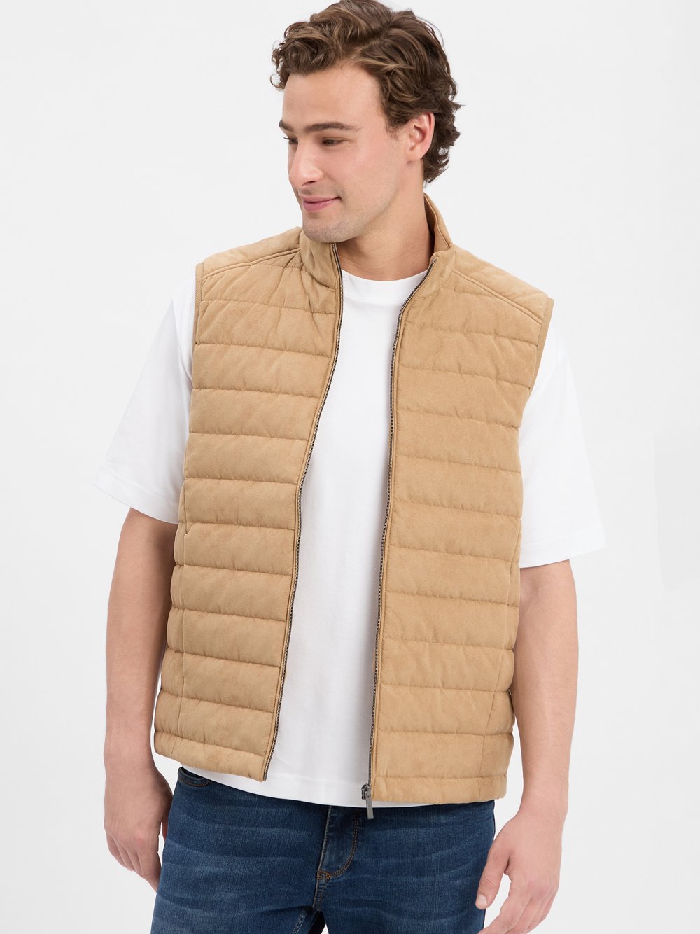 Bugatti Steppweste Herren Baumwolle