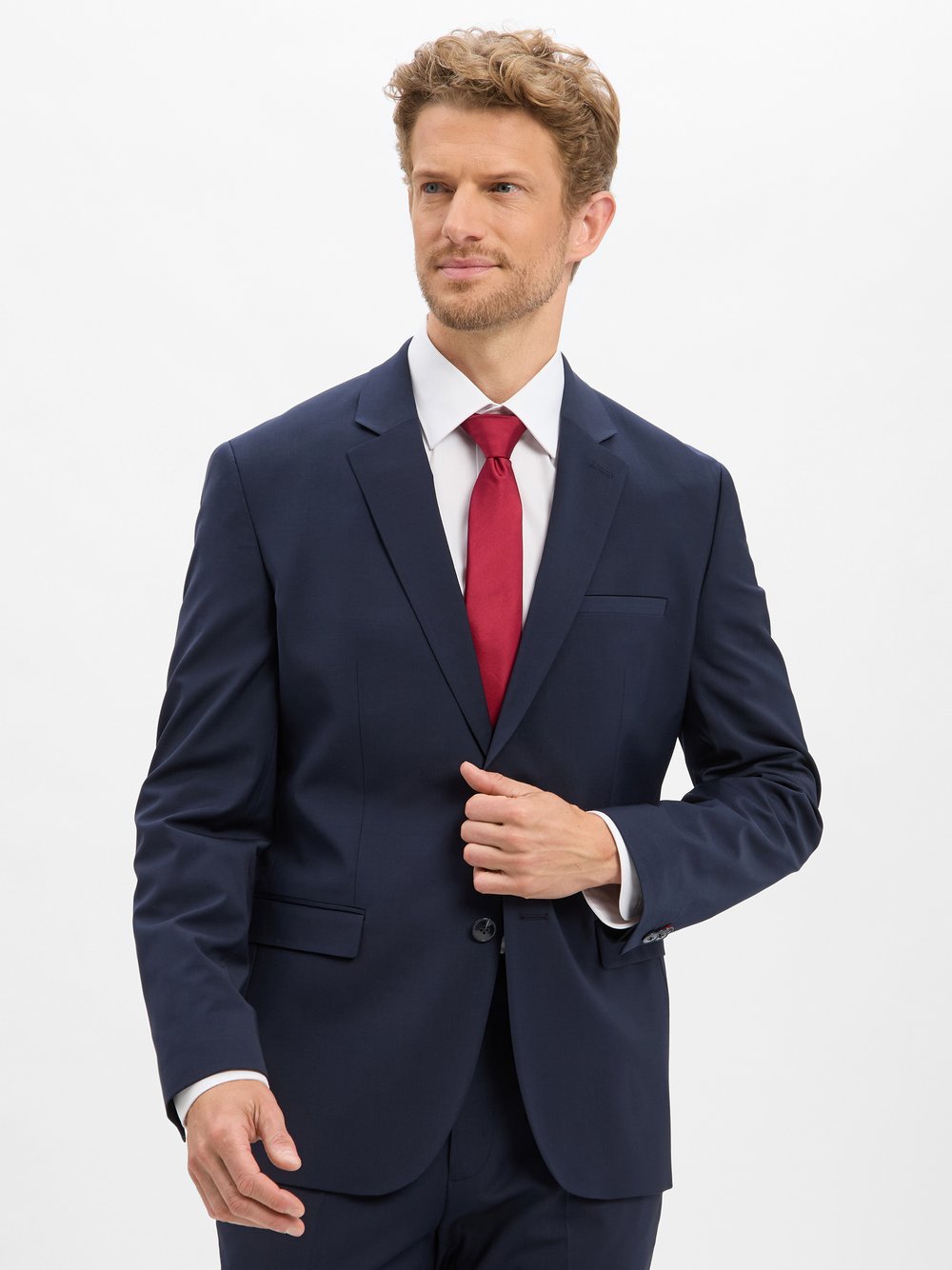 HUGO Baukasten-Sakko Herren Super Slim Fit Wolle