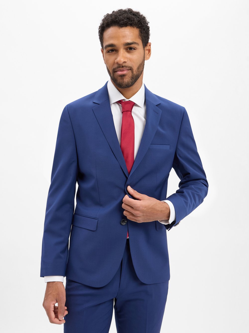 HUGO Baukasten-Sakko Herren Super Slim Fit Wolle