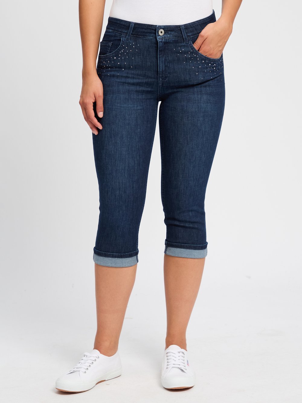 BRAX Caprijeans Damen Baumwolle