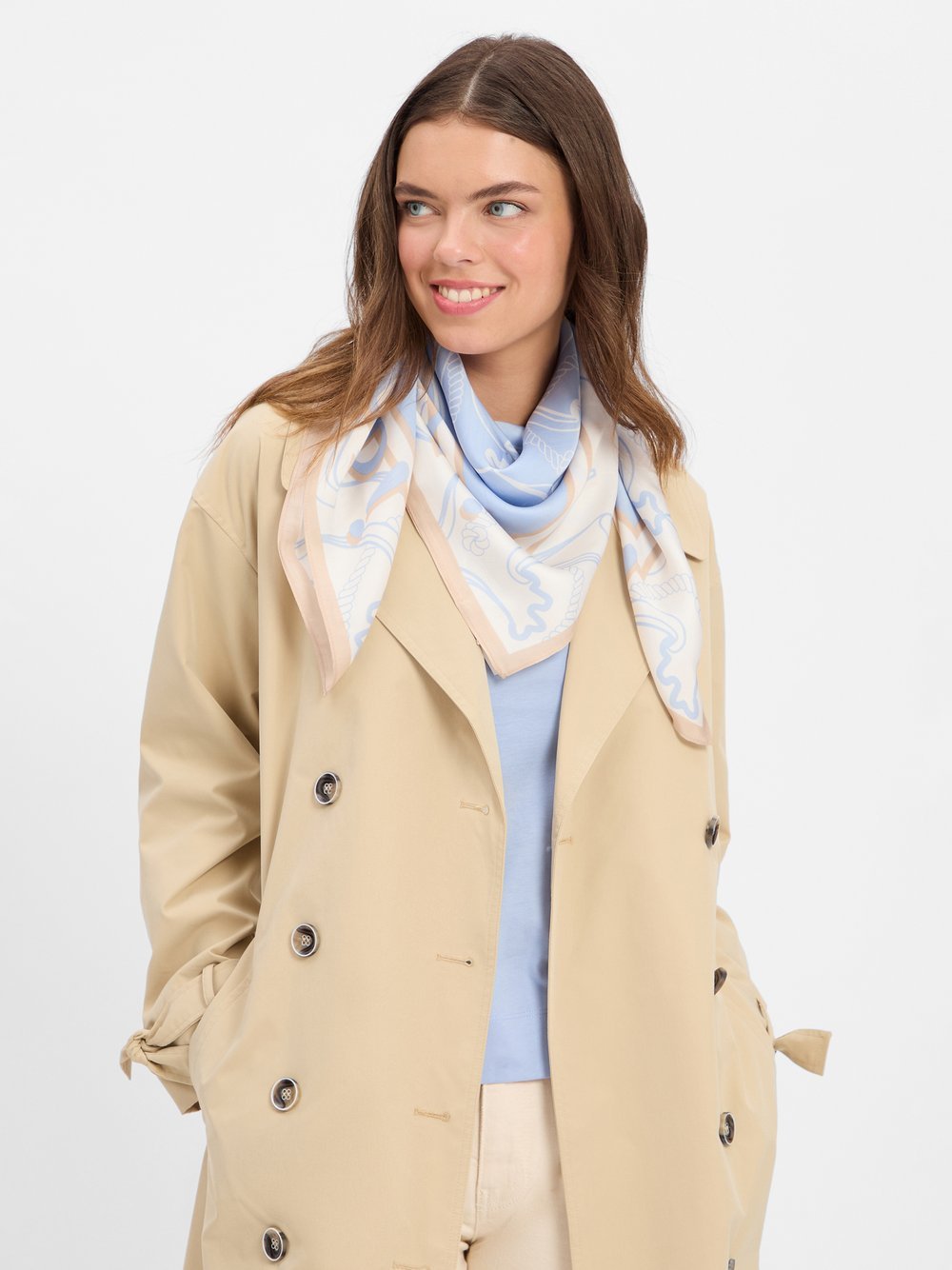 JOOP! Tuch Damen Viskose gemustert