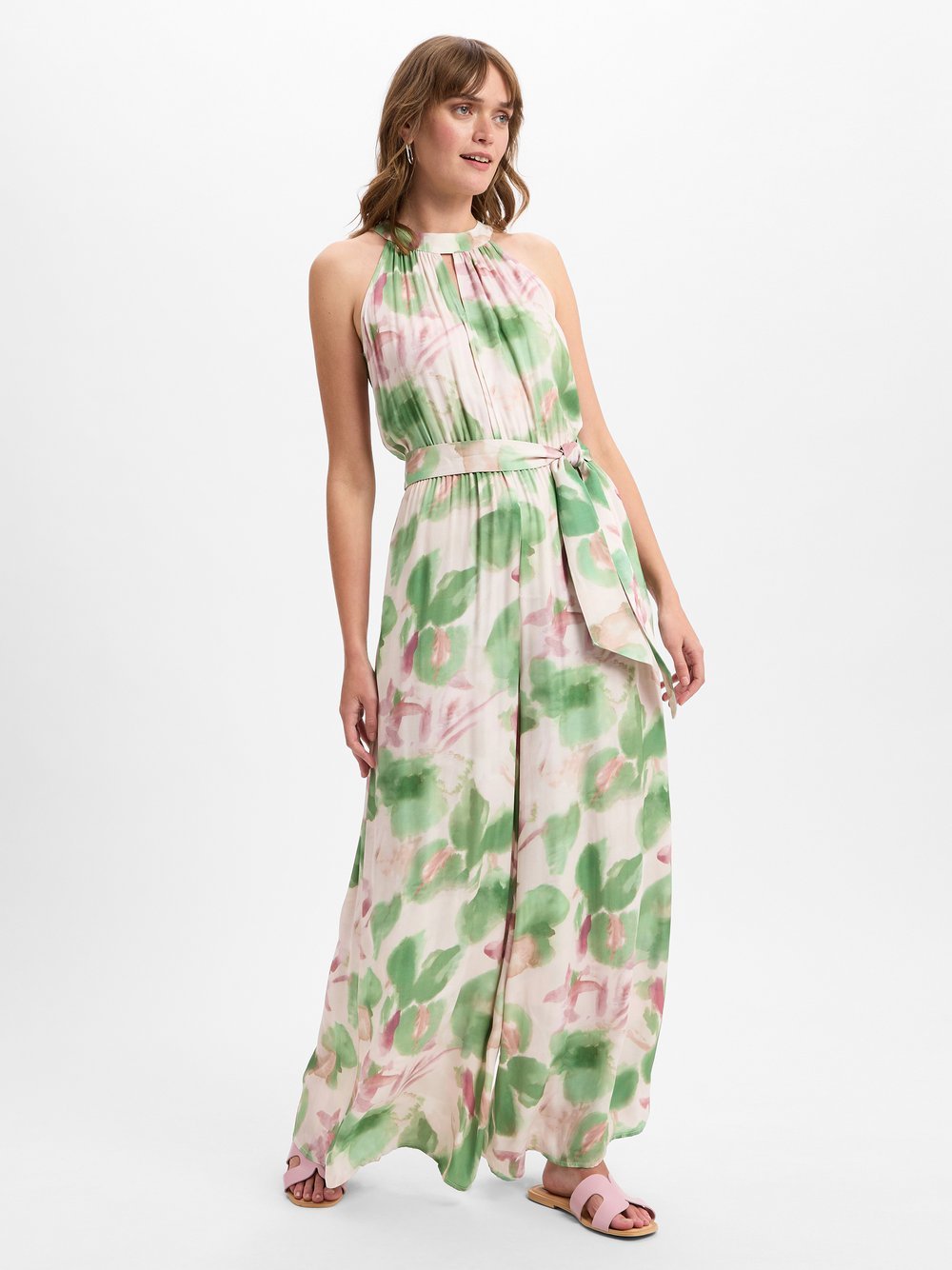 More & More Jumpsuit Damen Viskose gemustert