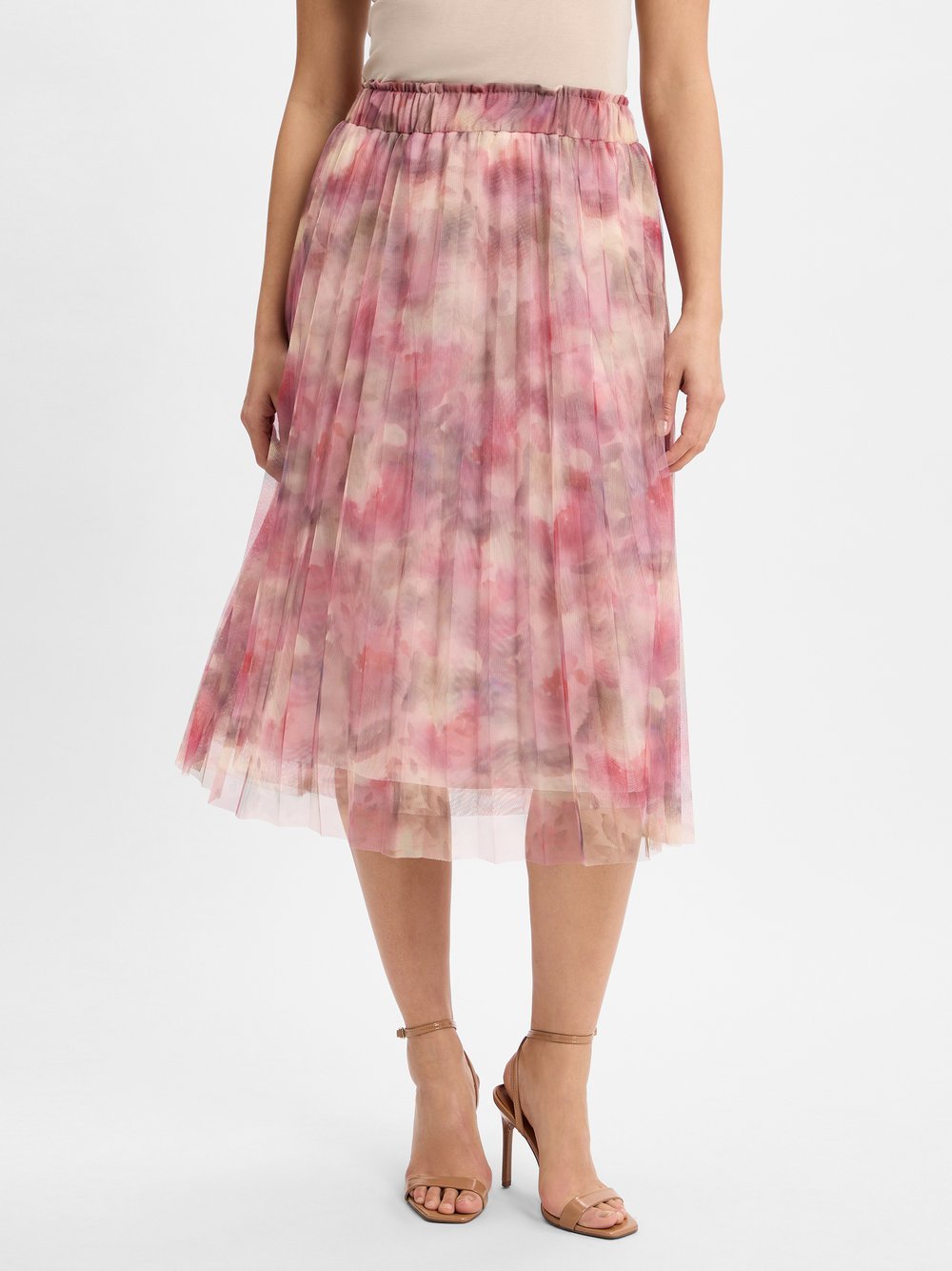 More & More Mesh-Rock Damen gemustert