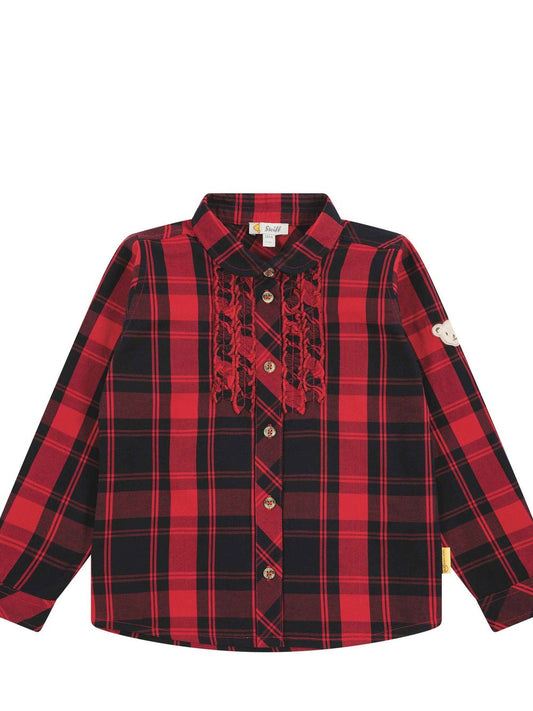 Steiff Bluse Mädchen Baumwolle kariert