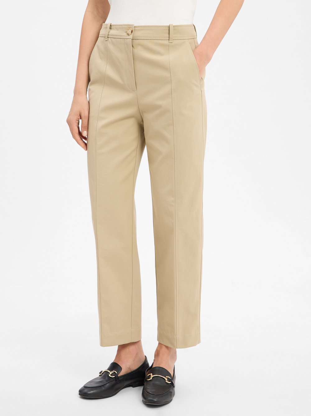 BOSS Stoffhose Damen Baumwolle