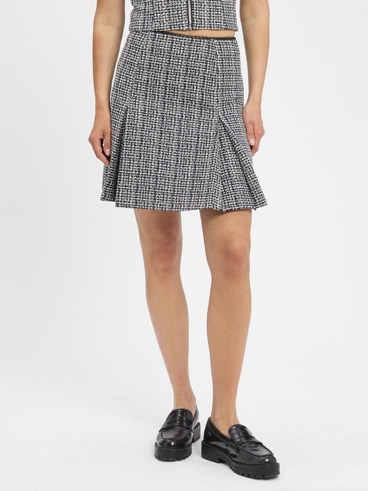 HUGO Minirock Damen kariert
