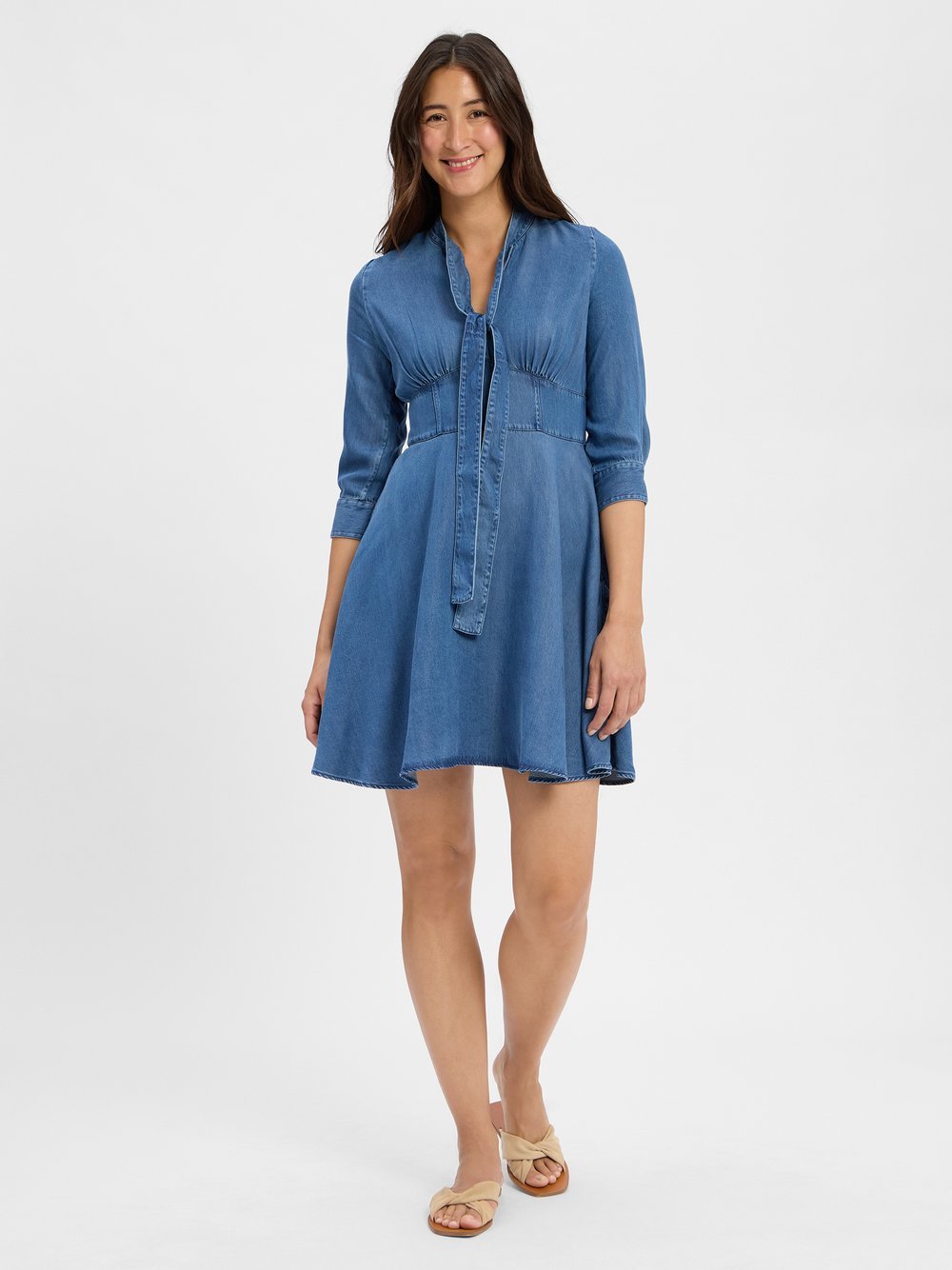 HUGO Jeanskleid Damen Lyocell