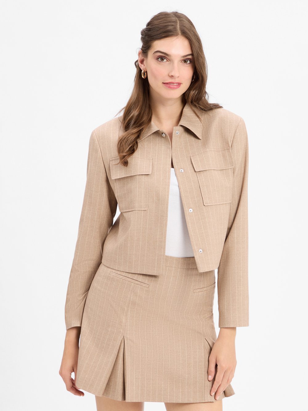 HUGO Nadelstreifen-Blazer Damen gestreift