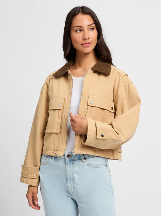 Neo Noir Jacke Damen Baumwolle