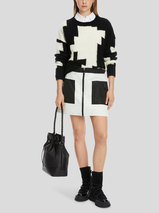 Marc Cain Pullover Damen Wolle gemustert